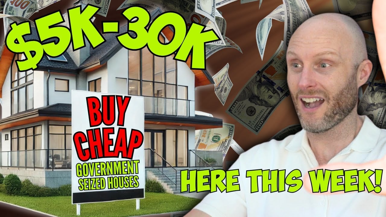 Buy Cheap Government Seized Houses For Only $5k-30k Here This Week