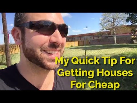 My #1 Simple Trick/Tip For Buying Houses Cheap & Fast (TLTV)