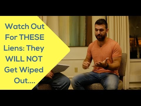What Liens WON'T Get Wiped With Tax Lien or Deed Purchases? Watch this...