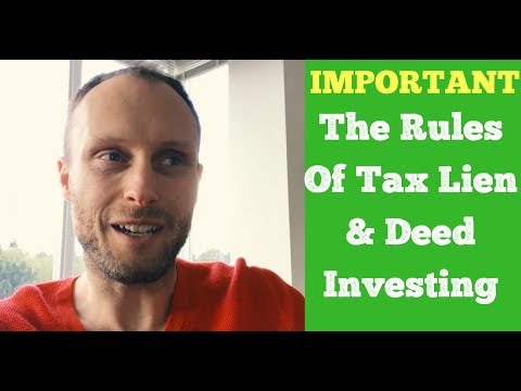 Learn the Rules Of Tax Lien & Deed Investing