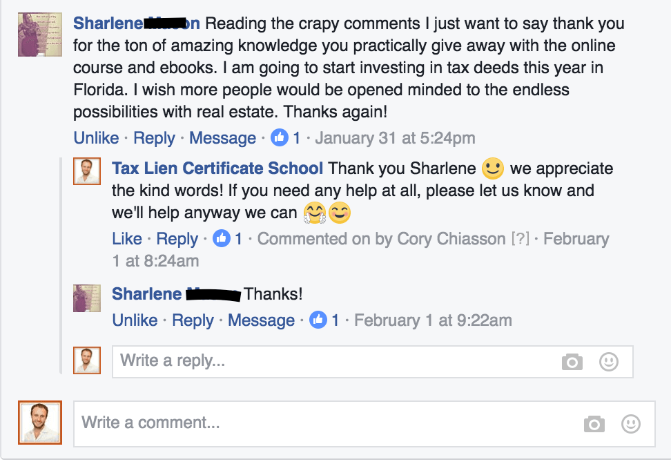 Tax Lien School Review