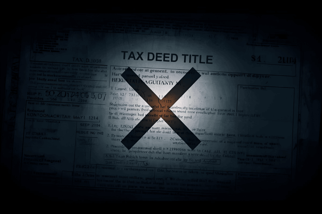 tax lien school Tax Deed Title For Beginners Biggest Mistakes