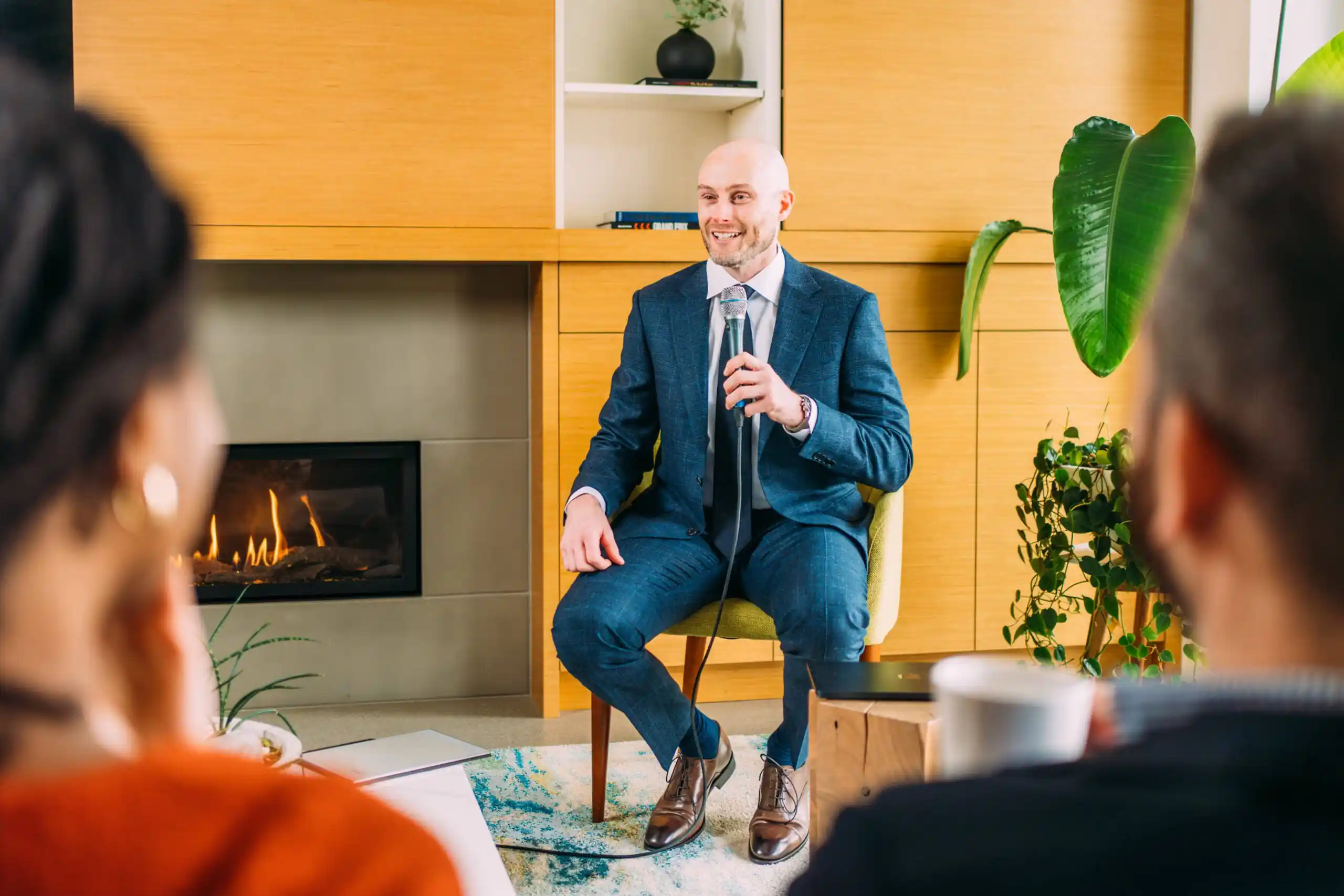 Dustin Hahn in a suit